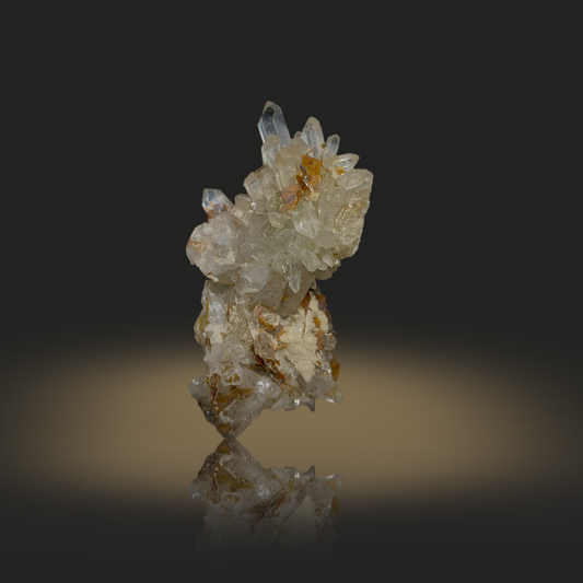 Brookite, Quartz, Inclusion, Included Quartz, 18.5 Grams, Pakistan Mineral, Titanium Dioxide, Rare Mineral, Collector Specimen, Crystal Cluster, Beryl, Combination Specimen, Aesthetic Mineral