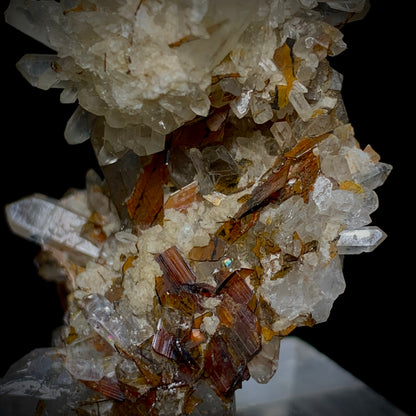 Brookite, Quartz, Inclusion, Included Quartz, 18.5 Grams, Pakistan Mineral, Titanium Dioxide, Rare Mineral, Collector Specimen, Crystal Cluster, Beryl, Combination Specimen, Aesthetic Mineral