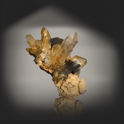 Brookite, Quartz, Inclusion, Included Quartz, 18.5 Grams, Pakistan Mineral, Titanium Dioxide, Rare Mineral, Collector Specimen, Crystal Cluster, Beryl, Combination Specimen, Aesthetic Mineral