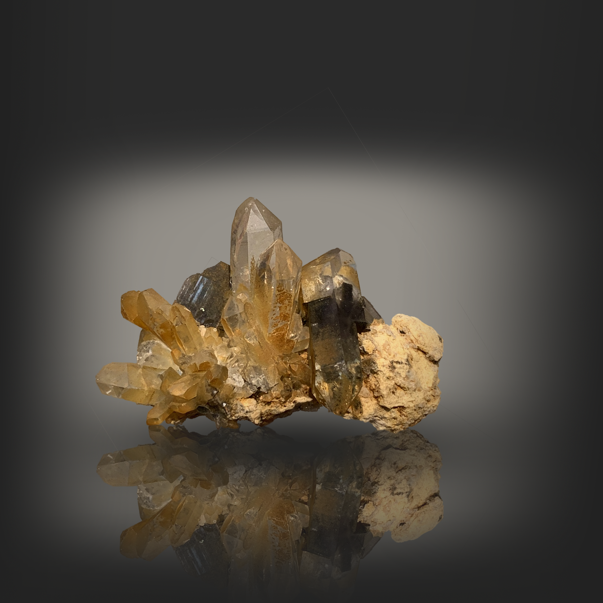 Brookite, Quartz, Inclusion, Included Quartz, 18.5 Grams, Pakistan Mineral, Titanium Dioxide, Rare Mineral, Collector Specimen, Crystal Cluster, Beryl, Combination Specimen, Aesthetic Mineral