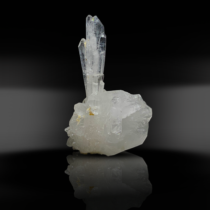 Rare Faden & Etched Quartz Cluster on Matrix - Pakistan