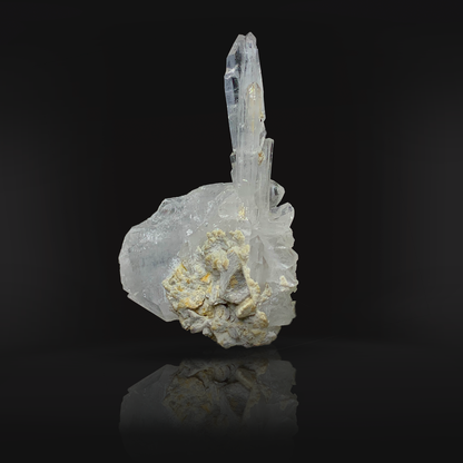 Rare Faden & Etched Quartz Cluster on Matrix - Pakistan