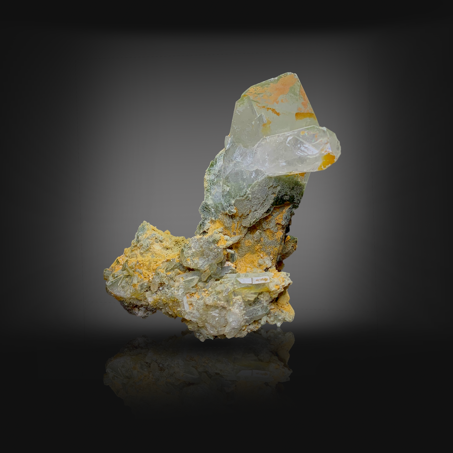 Chlorite Quartz, Green Quartz, Included Quartz, 805 Carats, 161 Grams, Pakistan Mineral, Heart Chakra, Cleansing Stone, Collector Specimen, Cabinet Specimen, Green Earth Quartz, Aesthetic Crystal,