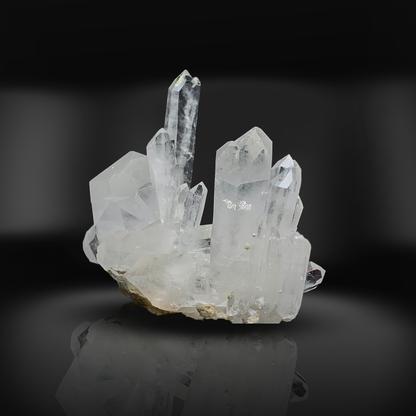 Faden Quartz, Damage Free Quartz, Pristine Crystal, 370 Carats, 74 Grams, Pakistan Mineral, Collector Specimen, Miniature Specimen, Rare Crystal Habit, Self Healing Crystal, Faden Crystal, Quartz Cluster, Investment Grade