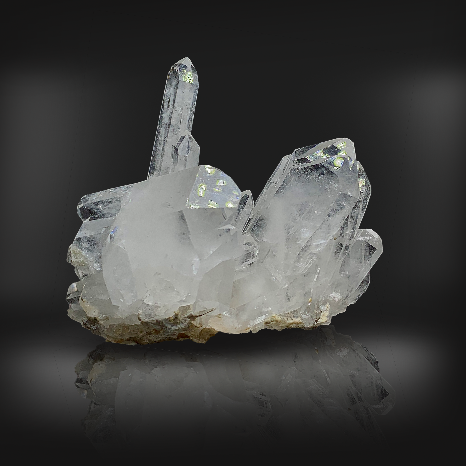 Faden Quartz, Damage Free Quartz, Pristine Crystal, 370 Carats, 74 Grams, Pakistan Mineral, Collector Specimen, Miniature Specimen, Rare Crystal Habit, Self Healing Crystal, Faden Crystal, Quartz Cluster, Investment Grade