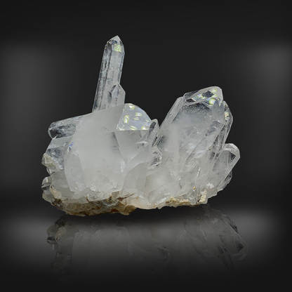 Faden Quartz, Damage Free Quartz, Pristine Crystal, 370 Carats, 74 Grams, Pakistan Mineral, Collector Specimen, Miniature Specimen, Rare Crystal Habit, Self Healing Crystal, Faden Crystal, Quartz Cluster, Investment Grade