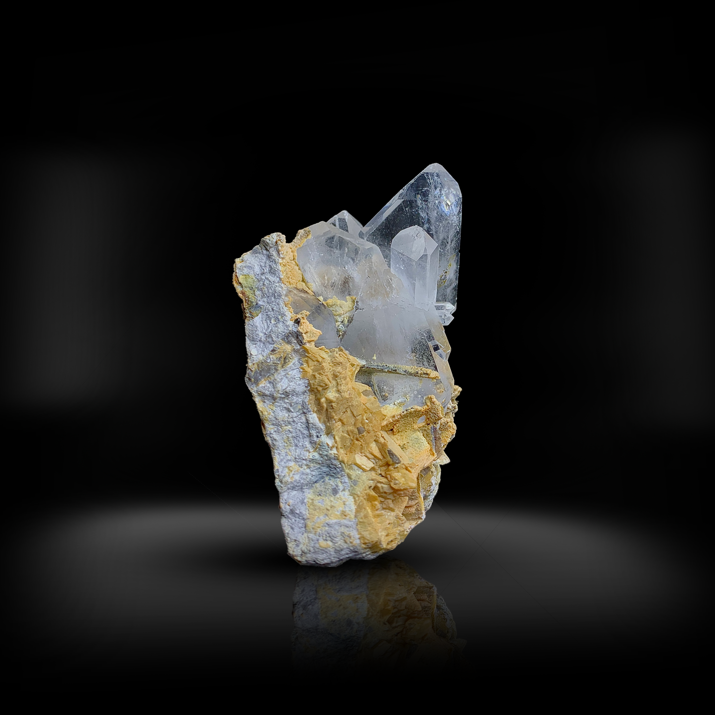 Faden Quartz, Rare Quartz, Self Healing Crystal, , Pakistan Mineral, Crystal Habit, Healing Crystal, Collector Specimen, Miniature Specimen, Faden Crystal, Quartz on Matrix