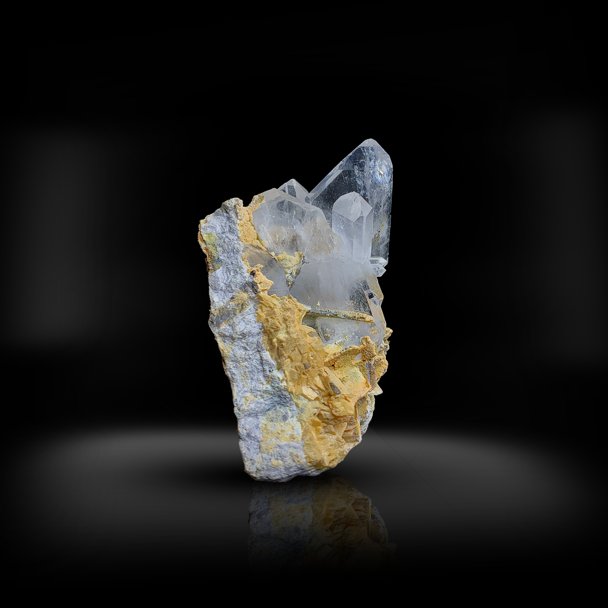 Faden Quartz, Rare Quartz, Self Healing Crystal, , Pakistan Mineral, Crystal Habit, Healing Crystal, Collector Specimen, Miniature Specimen, Faden Crystal, Quartz on Matrix