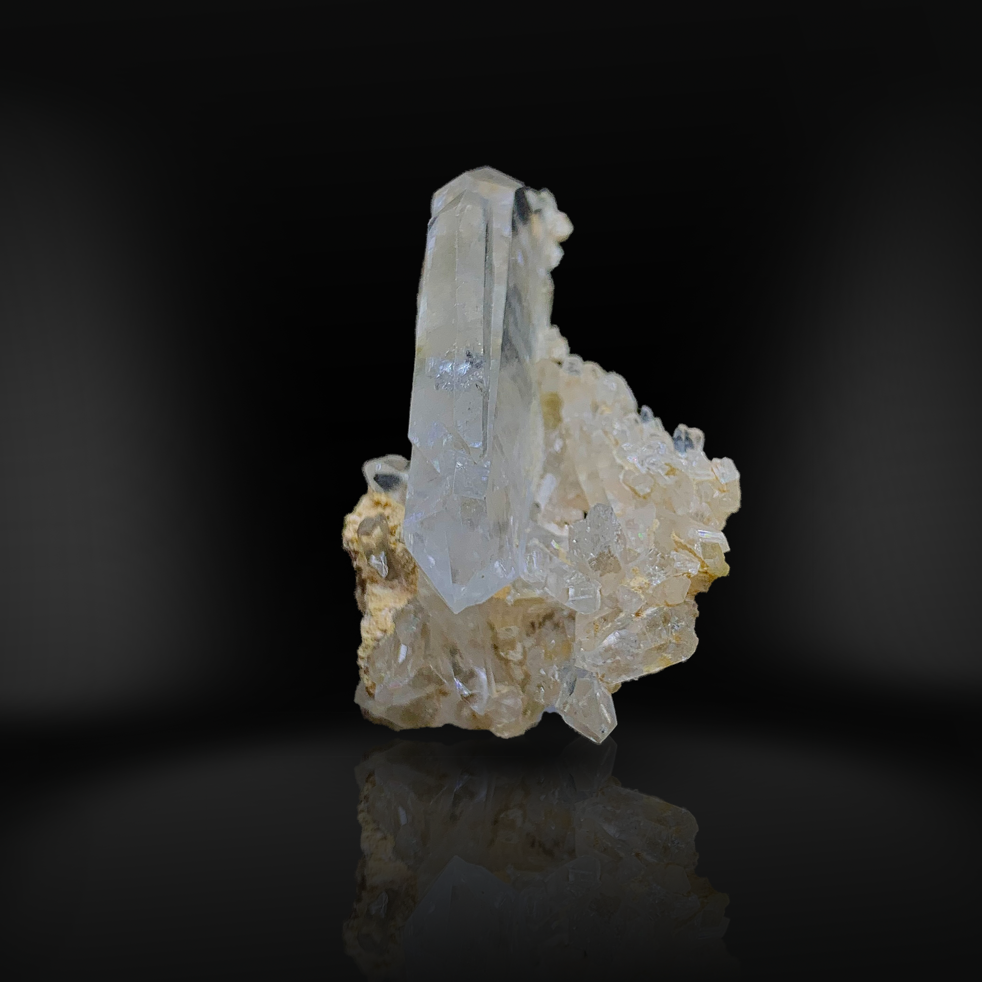 Faden Quartz, Rare Quartz, Self Healing Crystal,s, Pakistan Mineral, Balochistan, Crystal Habit, Healing Crystal, Collector Specimen, Miniature Specimen, Faden Crystal, Quartz on Matrix