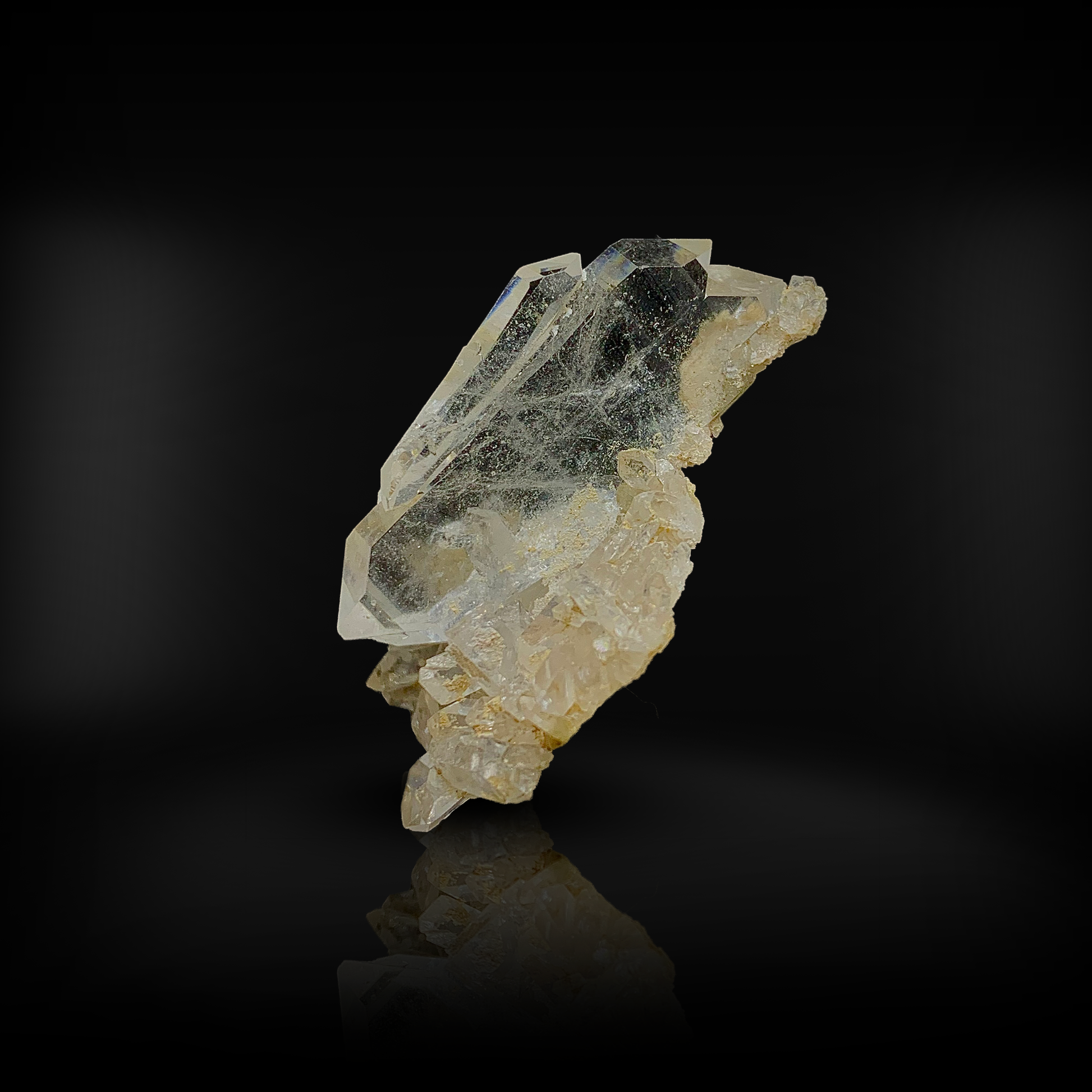 Faden Quartz, Rare Quartz, Self Healing Crystal,s, Pakistan Mineral, Balochistan, Crystal Habit, Healing Crystal, Collector Specimen, Miniature Specimen, Faden Crystal, Quartz on Matrix