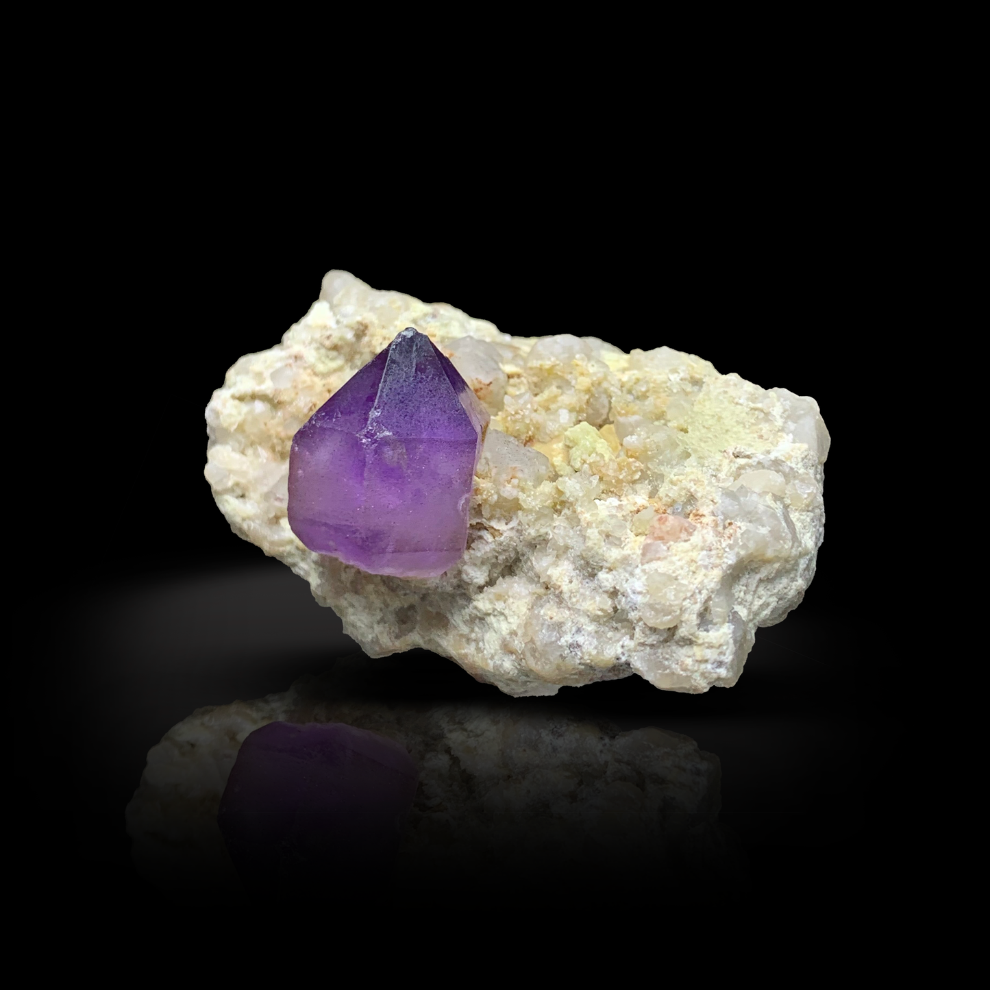 Amethyst, Quartz, Crystal Cluster, 36 Grams, 180 Carats, Afghanistan Mineral, Purple Crystal, On Matrix, Crown Chakra, Collector Specimen, Miniature Specimen, Silica, Healing Crystal