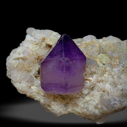 Amethyst, Quartz, Crystal Cluster, 36 Grams, 180 Carats, Afghanistan Mineral, Purple Crystal, On Matrix, Crown Chakra, Collector Specimen, Miniature Specimen, Silica, Healing Crystal