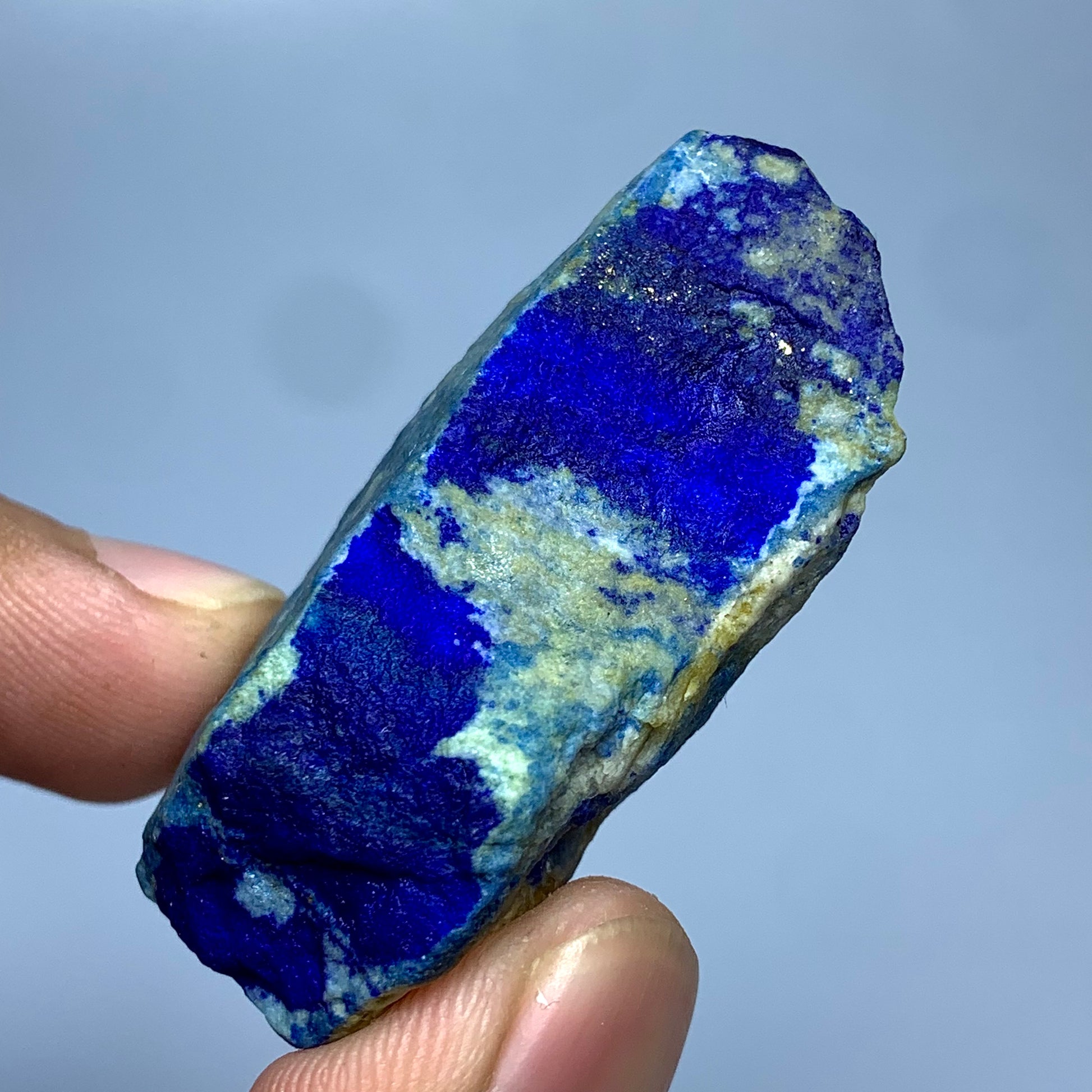 Lapis Lazuli, Rough Specimen, Fluorescent, UV Reactive, , Afghanistan, Mine 4, Blue Stone, Pyrite, Lapidary Rough, Raw Mineral, Third Eye Chakra