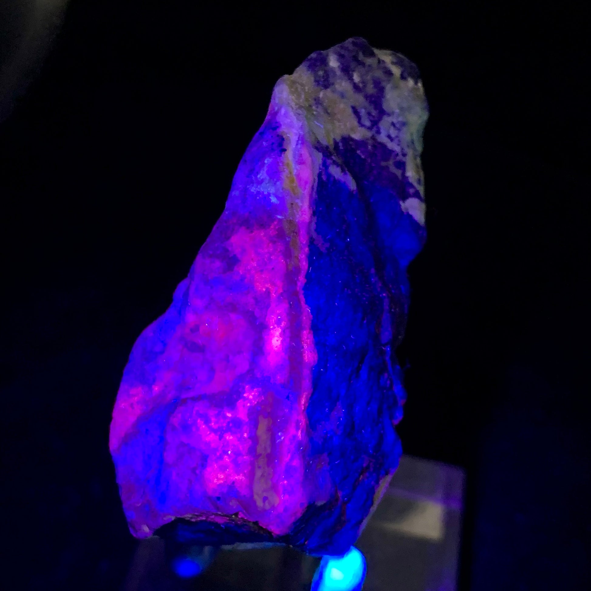 Lapis Lazuli, Rough Specimen, Fluorescent, UV Reactive, , Afghanistan, Mine 4, Blue Stone, Pyrite, Lapidary Rough, Raw Mineral, Third Eye Chakra