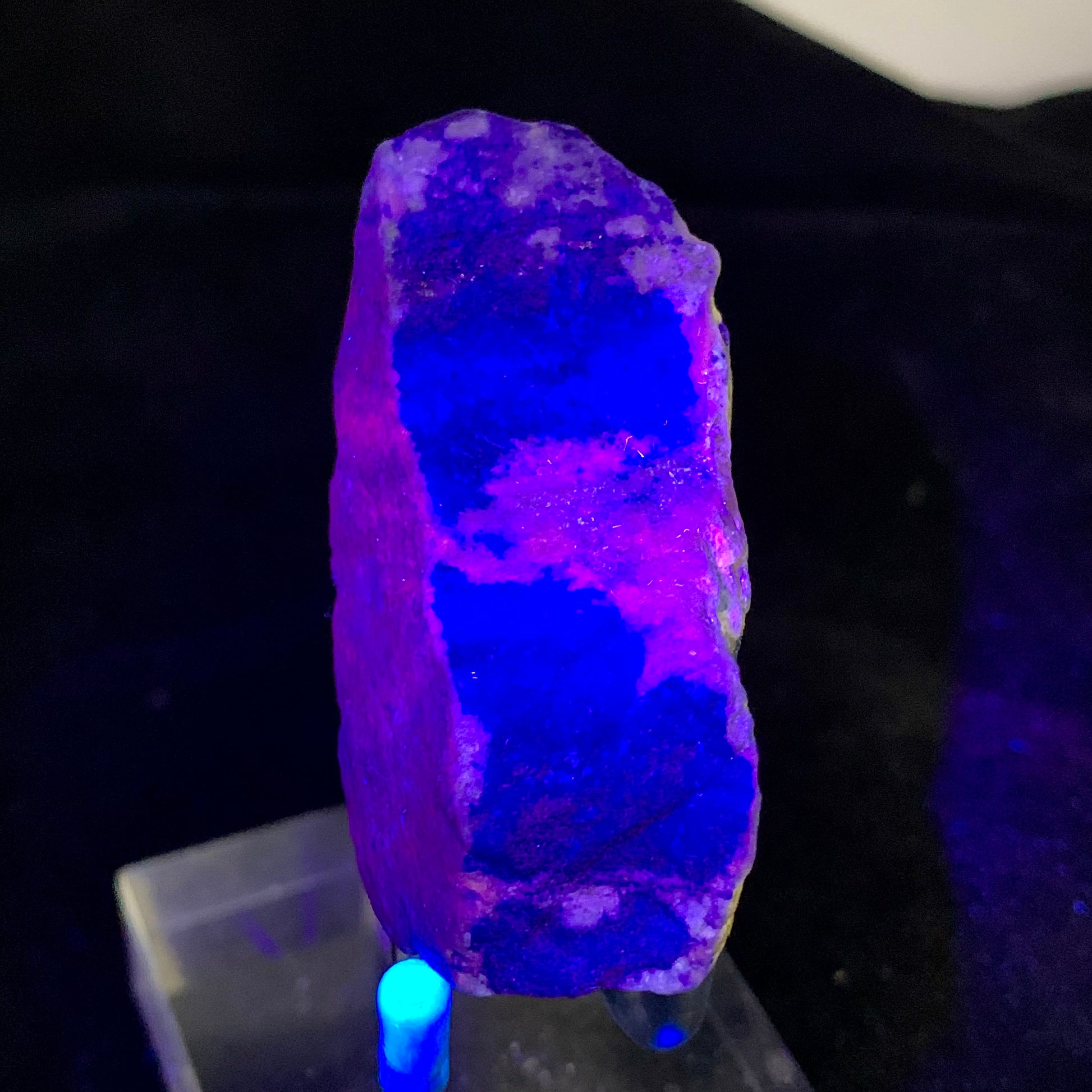 Lapis Lazuli, Rough Specimen, Fluorescent, UV Reactive, , Afghanistan, Mine 4, Blue Stone, Pyrite, Lapidary Rough, Raw Mineral, Third Eye Chakra