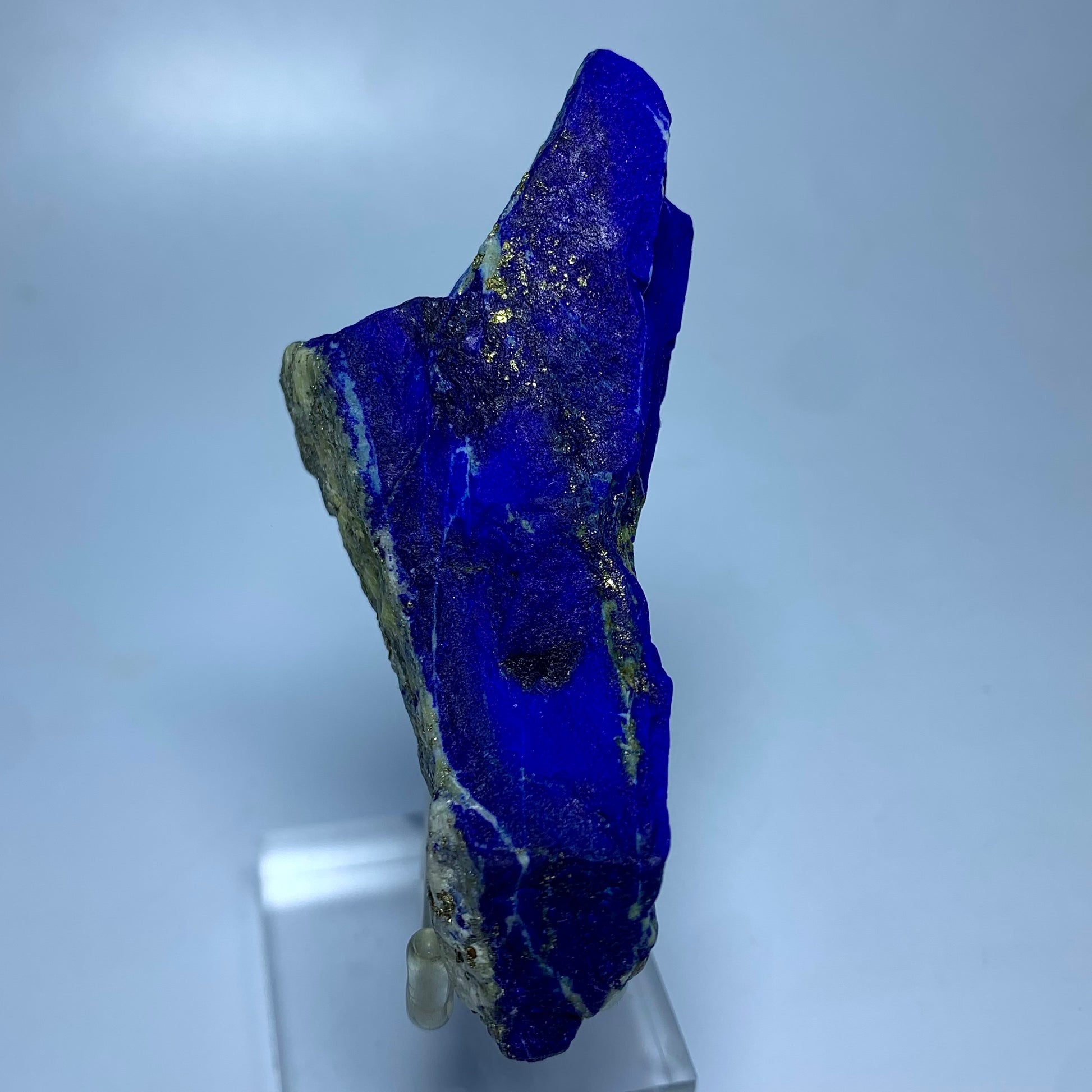 Lapis Lazuli, Rough Specimen, Fluorescent, UV Reactive, 48.6 Grams, 243 Carats, Afghanistan, Mine 4, Blue Stone, Pyrite, Lapidary Rough, Raw Mineral, Third Eye Chakra