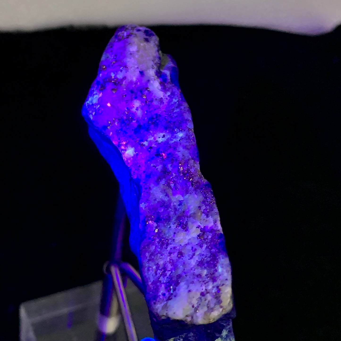 Lapis Lazuli, Rough Specimen, Fluorescent, UV Reactive, 48.6 Grams, 243 Carats, Afghanistan, Mine 4, Blue Stone, Pyrite, Lapidary Rough, Raw Mineral, Third Eye Chakra