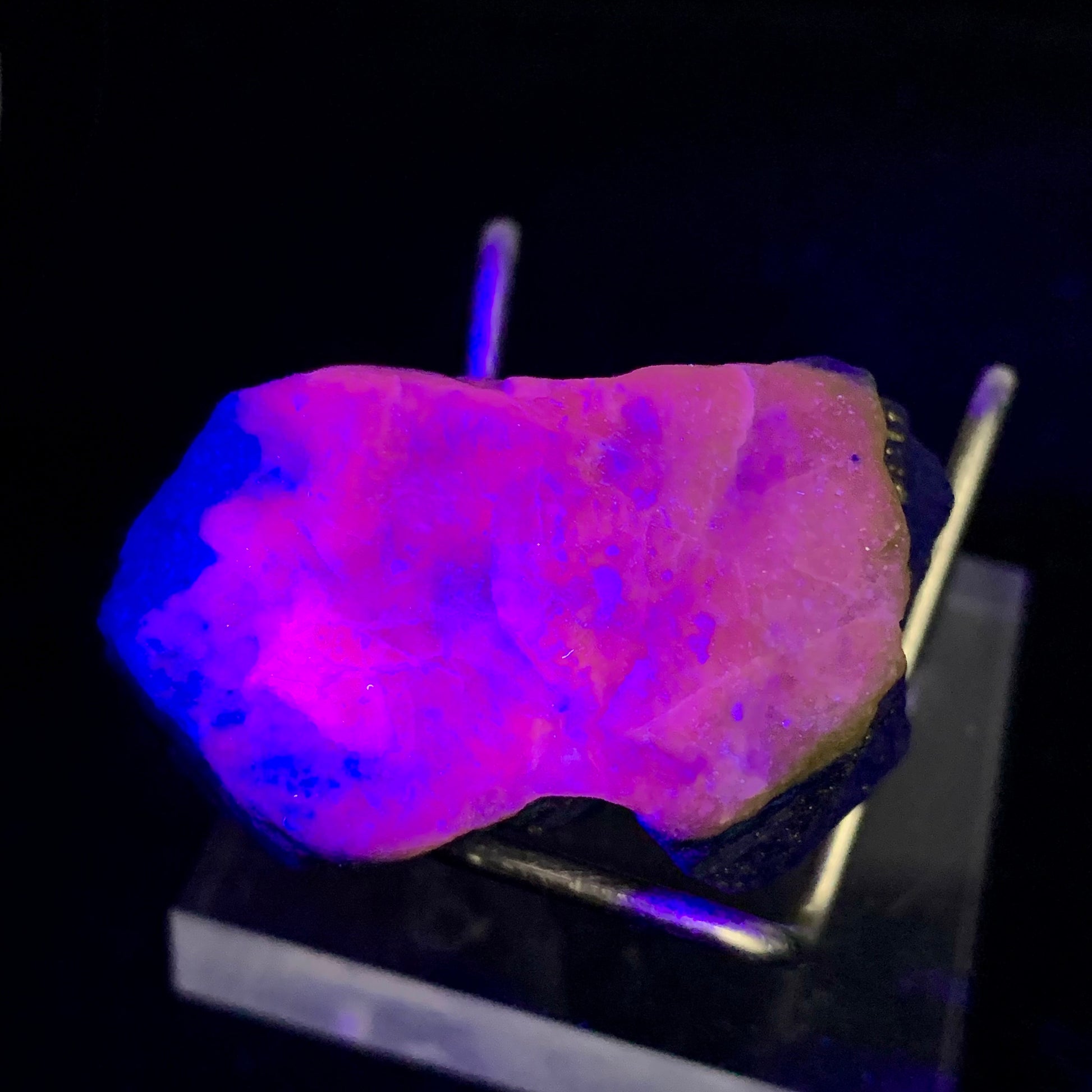 Lapis Lazuli, Rough Specimen, Fluorescent, UV Reactive, 66.8 Grams, 334 Carats, Afghanistan, Blue Stone, Pyrite, Raw Mineral, Third Eye Chakra, Large Specimen, Collector Grade