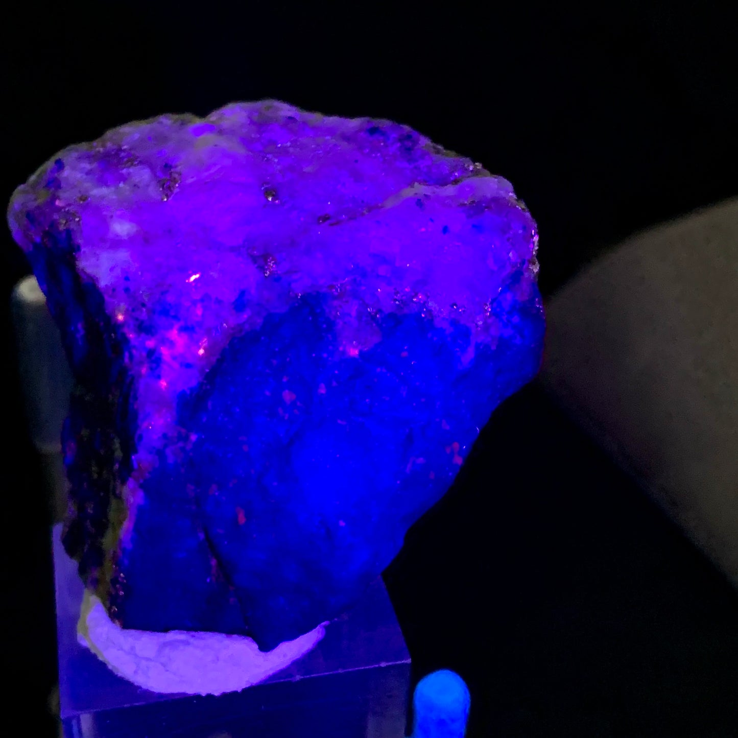 Lapis Lazuli, Afghanistan, Fluorescent, UV Reactive, Lazurite, 32 Grams, 160 Carats, Mine 4, Blue Stone, Calcite, Pyrite, Third Eye Chakra, Collector Mineral