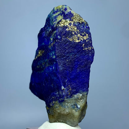 Lapis Lazuli, Rough Specimen, Fluorescent, UV Reactive, 32.3 Grams, 161.5 Carats, Afghanistan, Blue Stone, Pyrite, Raw Mineral, Third Eye Chakra, Handheld Stone, Collector Grade