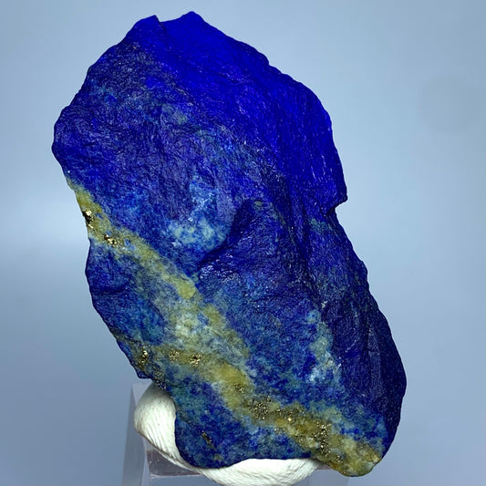 Lapis Lazuli, Rough Specimen, Fluorescent, UV Reactive, Afghanistan, Blue Stone, Pyrite, Raw Mineral, Third Eye Chakra, Handheld Stone, Collector Grade