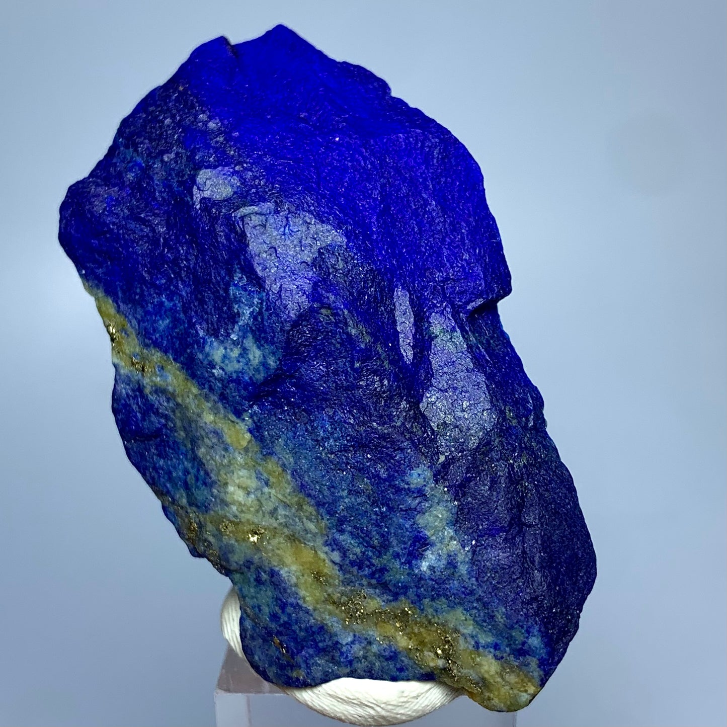 Lapis Lazuli, Rough Specimen, Fluorescent, UV Reactive, Afghanistan, Blue Stone, Pyrite, Raw Mineral, Third Eye Chakra, Handheld Stone, Collector Grade