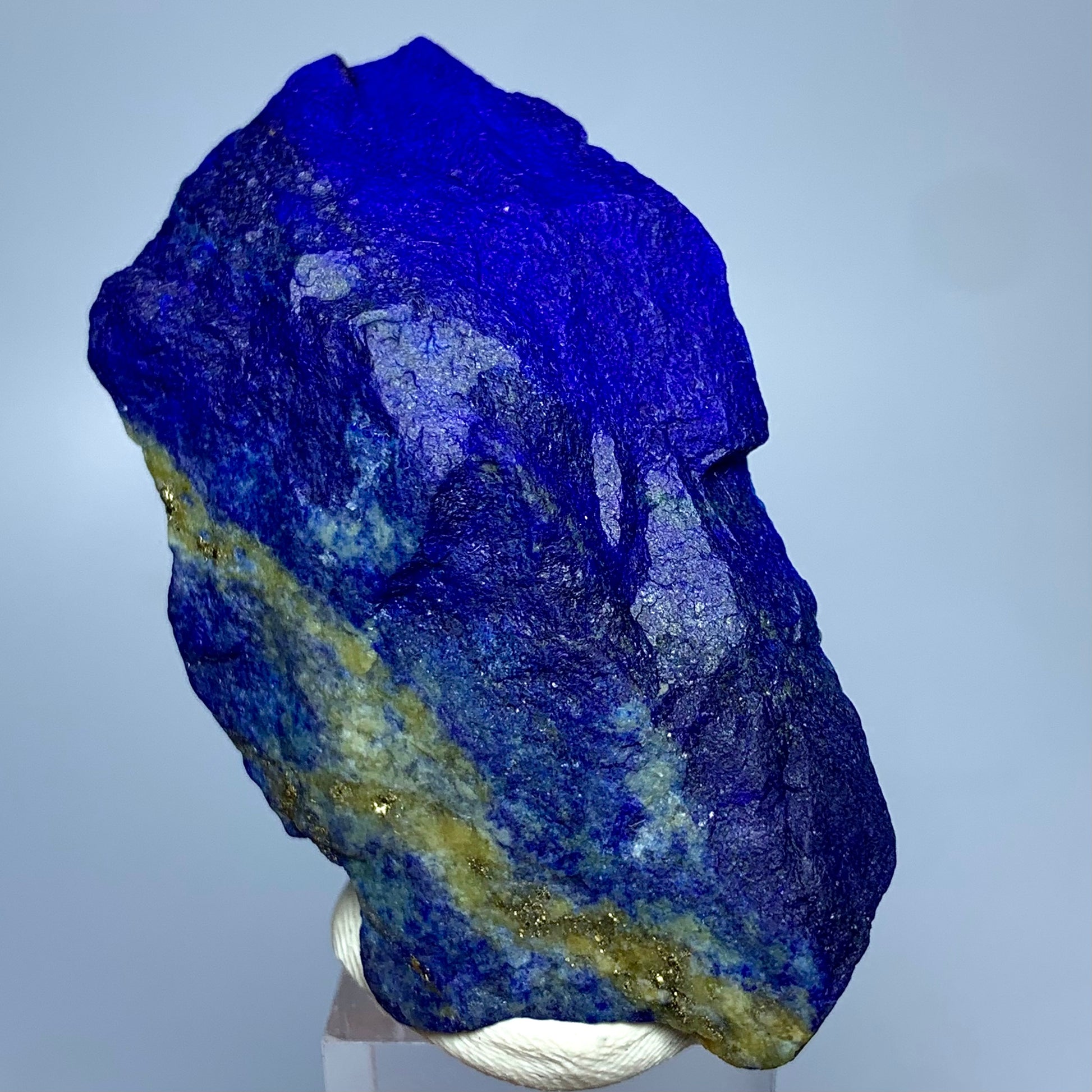 Lapis Lazuli, Rough Specimen, Fluorescent, UV Reactive, Afghanistan, Blue Stone, Pyrite, Raw Mineral, Third Eye Chakra, Handheld Stone, Collector Grade