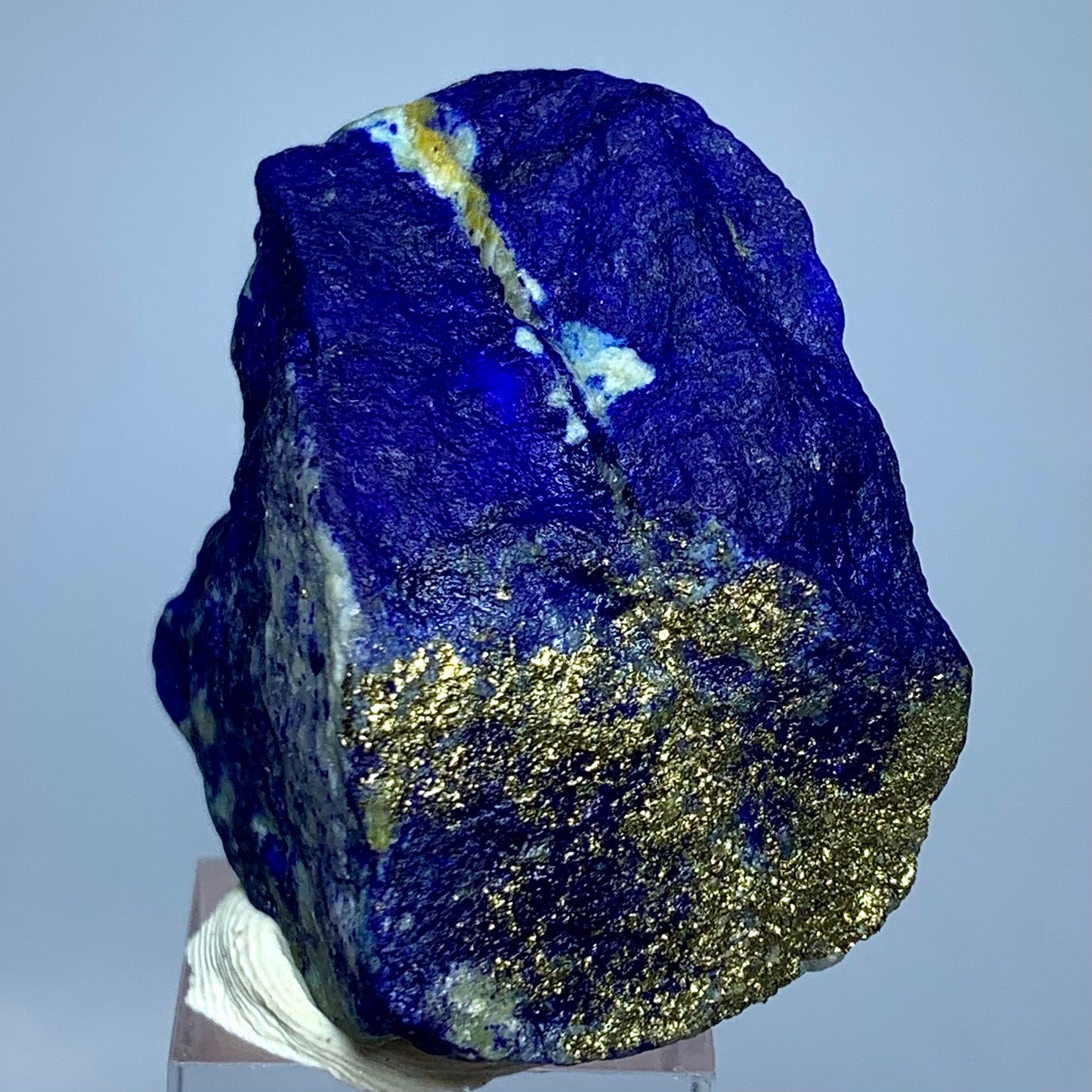 Lapis Lazuli, Afghanistan, Fluorescent, UV Reactive, Lazurite, 32 Grams, 160 Carats, Mine 4, Blue Stone, Calcite, Pyrite, Third Eye Chakra, Collector Mineral