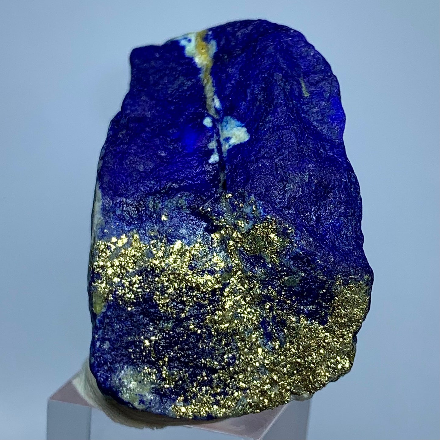 Lapis Lazuli, Afghanistan, Fluorescent, UV Reactive, Lazurite, 32 Grams, 160 Carats, Mine 4, Blue Stone, Calcite, Pyrite, Third Eye Chakra, Collector Mineral