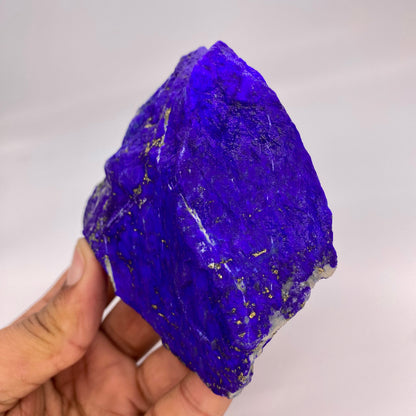 Lapis Lazuli, Lazurite, Afghanistan Minerals, 399g, Rough Gemstone, Royal Blue Lapis, Pyrite Inclusions, Lapidary Rough, Cabinet Specimen
