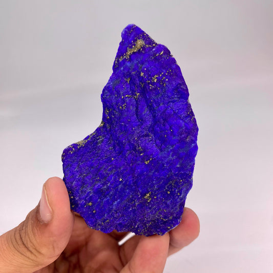 Lapis Lazuli, Lazurite, Afghanistan Minerals, 161g, Rough Gemstone, Royal Blue Lapis, Pyrite Inclusions, Lapidary Rough, Cabinet Specimen
