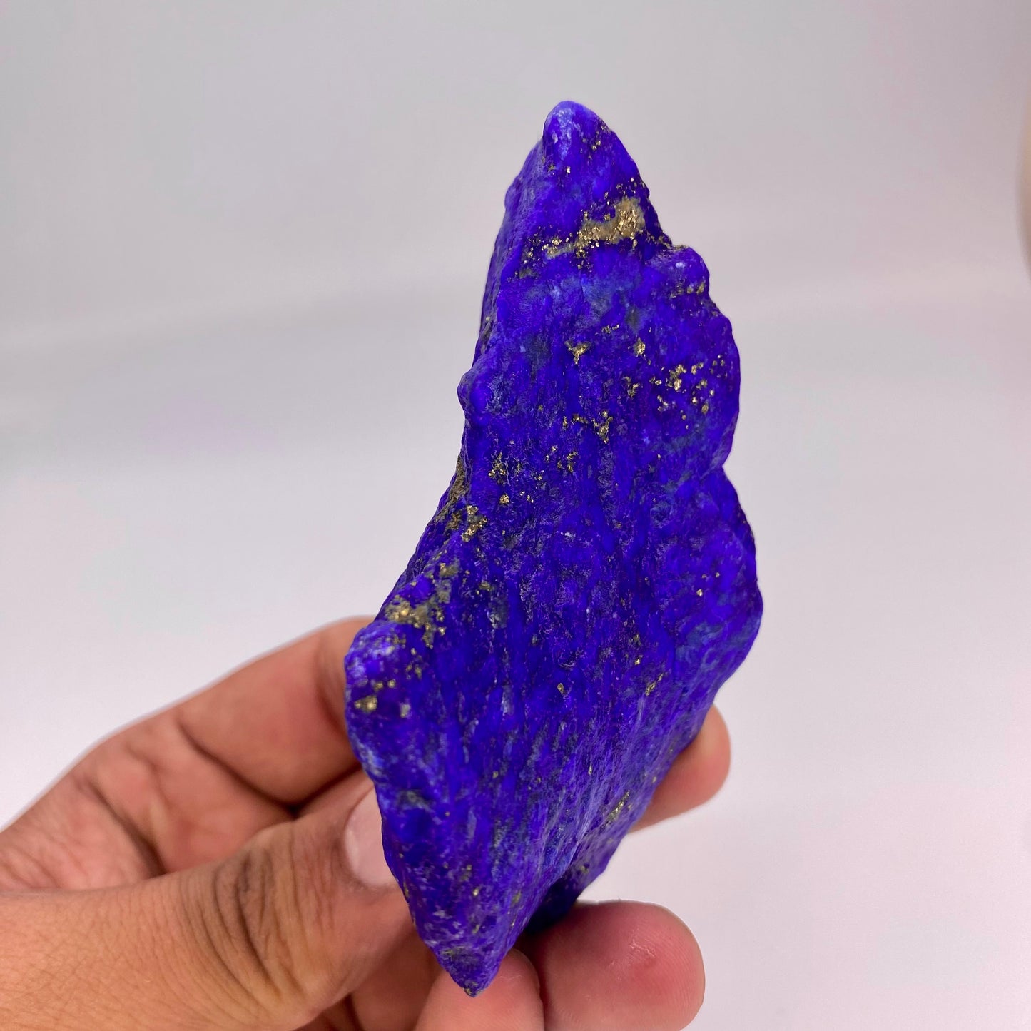 Lapis Lazuli, Lazurite, Afghanistan Minerals, 161g, Rough Gemstone, Royal Blue Lapis, Pyrite Inclusions, Lapidary Rough, Cabinet Specimen