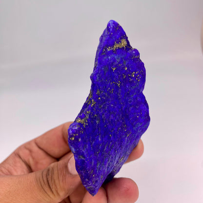 Lapis Lazuli, Lazurite, Afghanistan Minerals, 161g, Rough Gemstone, Royal Blue Lapis, Pyrite Inclusions, Lapidary Rough, Cabinet Specimen
