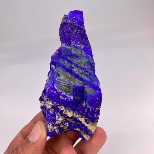 Lapis Lazuli, Lazurite, Afghanistan Minerals, 159g, Rough Gemstone, Royal Blue Lapis, Pyrite Inclusions, Lapidary Rough, Cabinet Specimen