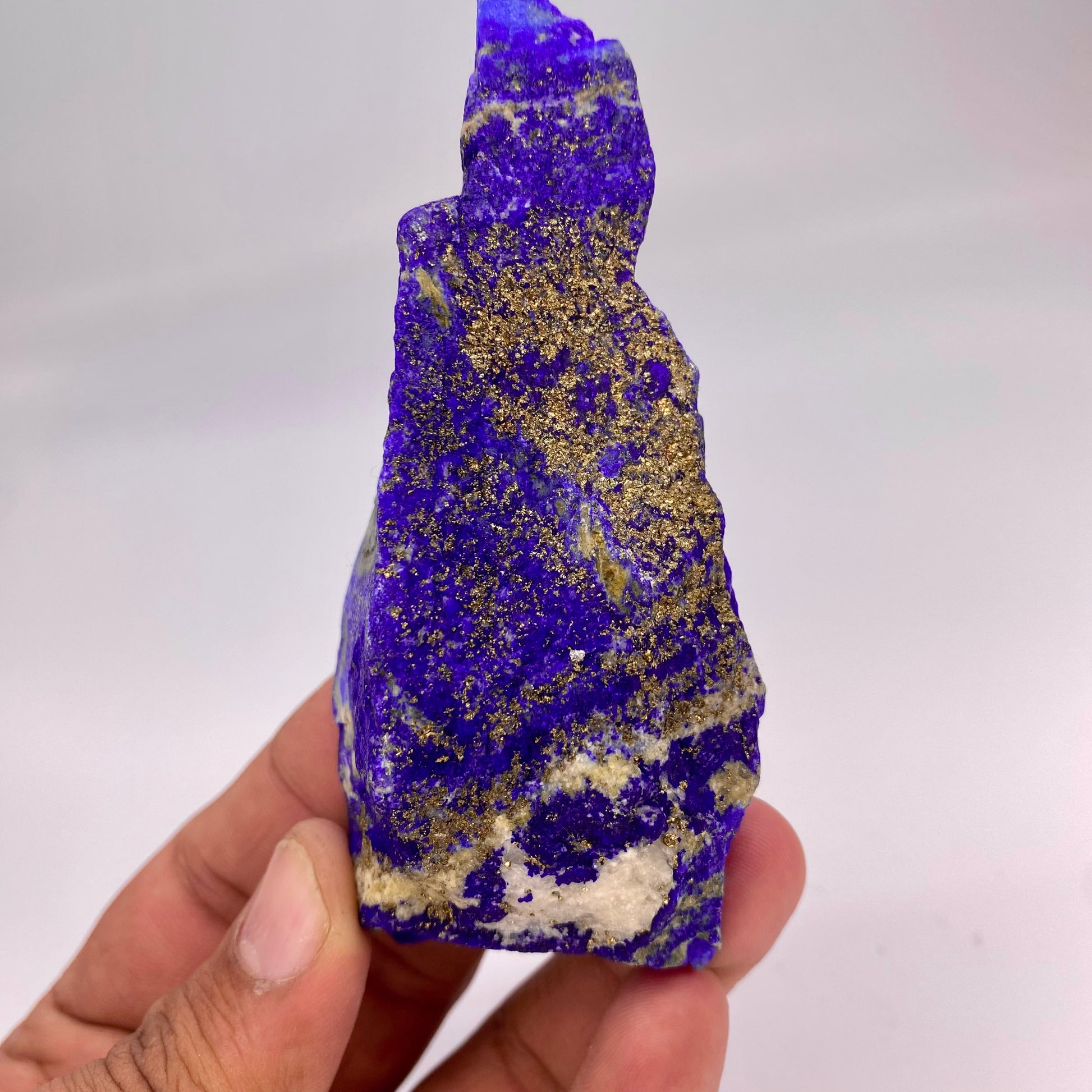 Lapis Lazuli, Lazurite, Afghanistan Minerals, 159g, Rough Gemstone, Royal Blue Lapis, Pyrite Inclusions, Lapidary Rough, Cabinet Specimen