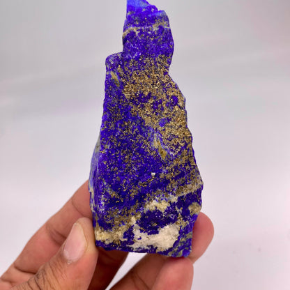 Lapis Lazuli, Lazurite, Afghanistan Minerals, 159g, Rough Gemstone, Royal Blue Lapis, Pyrite Inclusions, Lapidary Rough, Cabinet Specimen