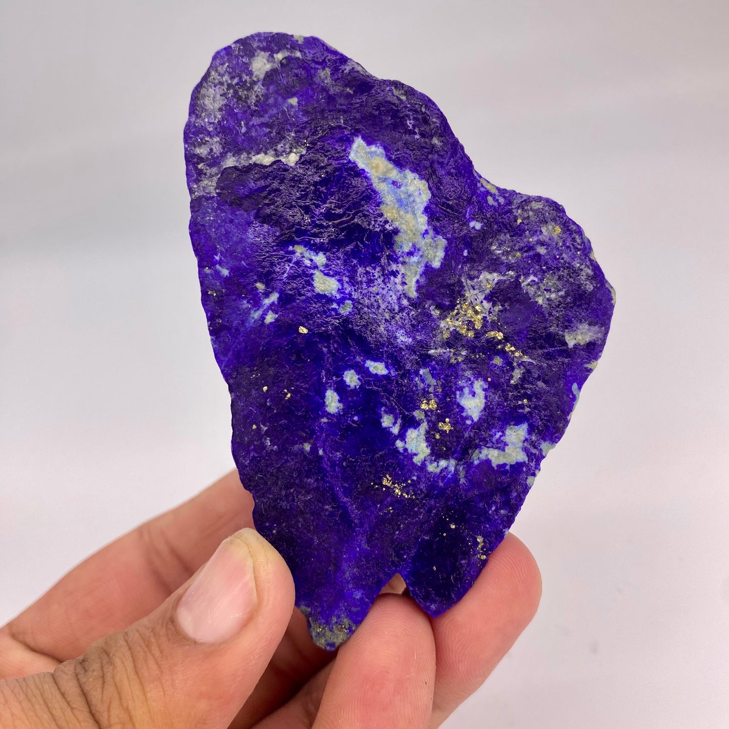 Lapis Lazuli, Lazurite, Afghanistan Minerals, 149g, Rough Gemstone, Royal Blue Lapis, Pyrite Inclusions, Lapidary Rough, Cabinet Specimen