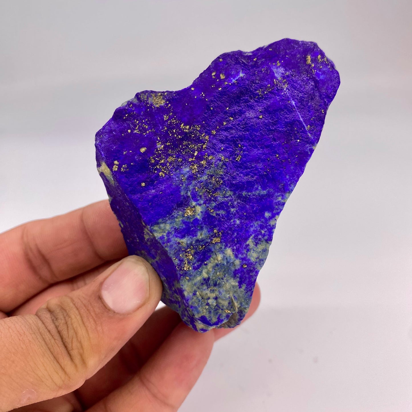 Lapis Lazuli, Lazurite, Afghanistan Minerals, 149g, Rough Gemstone, Royal Blue Lapis, Pyrite Inclusions, Lapidary Rough, Cabinet Specimen