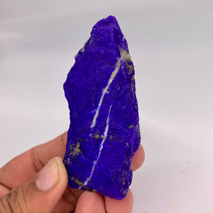 Lapis Lazuli, Lazurite, Afghanistan Minerals, 82g, Rough Gemstone, Royal Blue Lapis, Pyrite Inclusions, Lapidary Rough, Cabinet Specimen