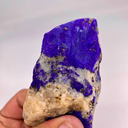 Lapis Lazuli, Lazurite, Afghanistan Minerals, 314g, Rough Gemstone, Royal Blue Lapis, Pyrite Inclusions, Lapidary Rough, Cabinet Specimen