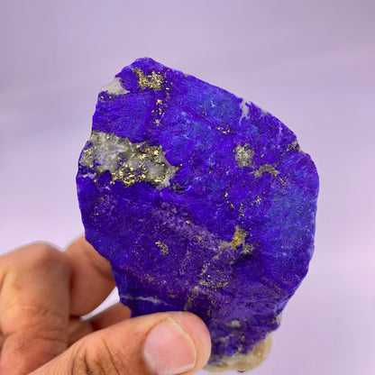 Lapis Lazuli, Lazurite, Afghanistan Minerals, 314g, Rough Gemstone, Royal Blue Lapis, Pyrite Inclusions, Lapidary Rough, Cabinet Specimen