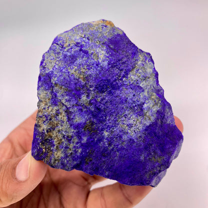 Lapis Lazuli, Lazurite, Afghanistan Minerals, 370g, Rough Gemstone, Royal Blue Lapis, Pyrite Inclusions, Lapidary Rough, Cabinet Specimen