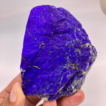 Lapis Lazuli, Lazurite, Afghanistan Minerals, 375g, Rough Gemstone, Royal Blue Lapis, Pyrite Inclusions, Lapidary Rough, Cabinet Specimen