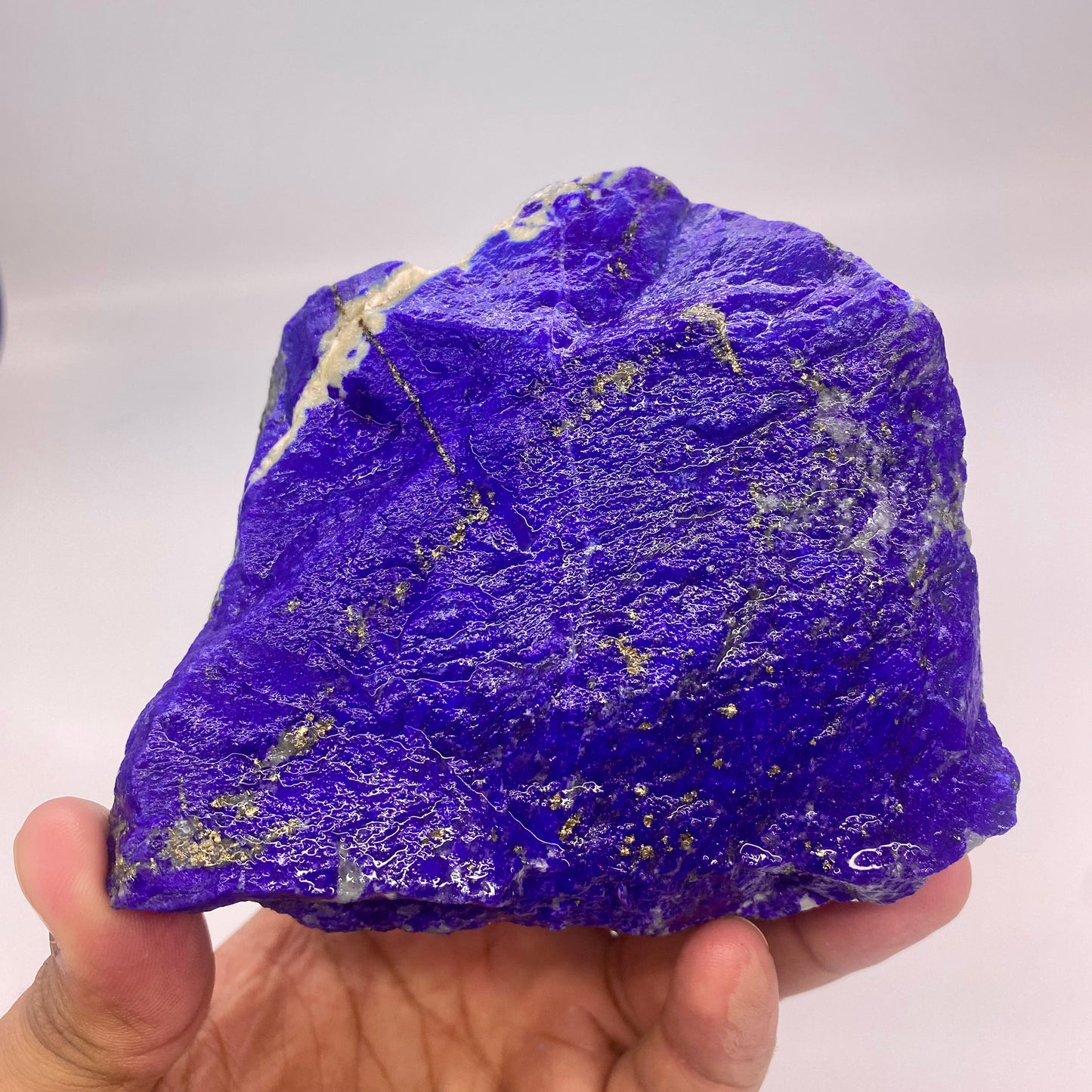 Lapis Lazuli, Lazurite, Afghanistan Minerals, 319g, Rough Gemstone, Royal Blue Lapis, Pyrite Inclusions, Lapidary Rough, Cabinet Specimen