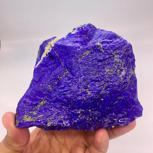 Lapis Lazuli, Lazurite, Afghanistan Minerals, 319g, Rough Gemstone, Royal Blue Lapis, Pyrite Inclusions, Lapidary Rough, Cabinet Specimen