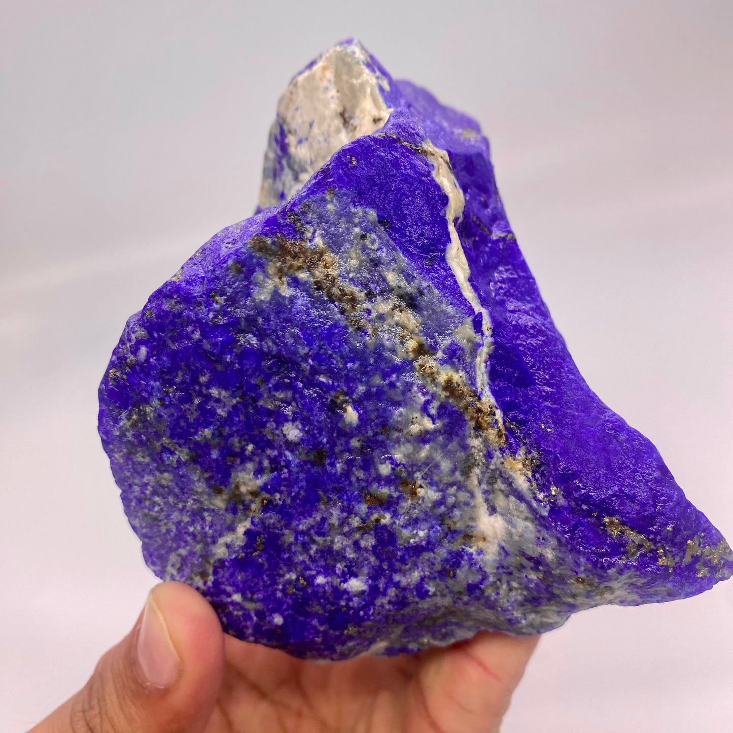 Lapis Lazuli, Lazurite, Afghanistan Minerals, 319g, Rough Gemstone, Royal Blue Lapis, Pyrite Inclusions, Lapidary Rough, Cabinet Specimen