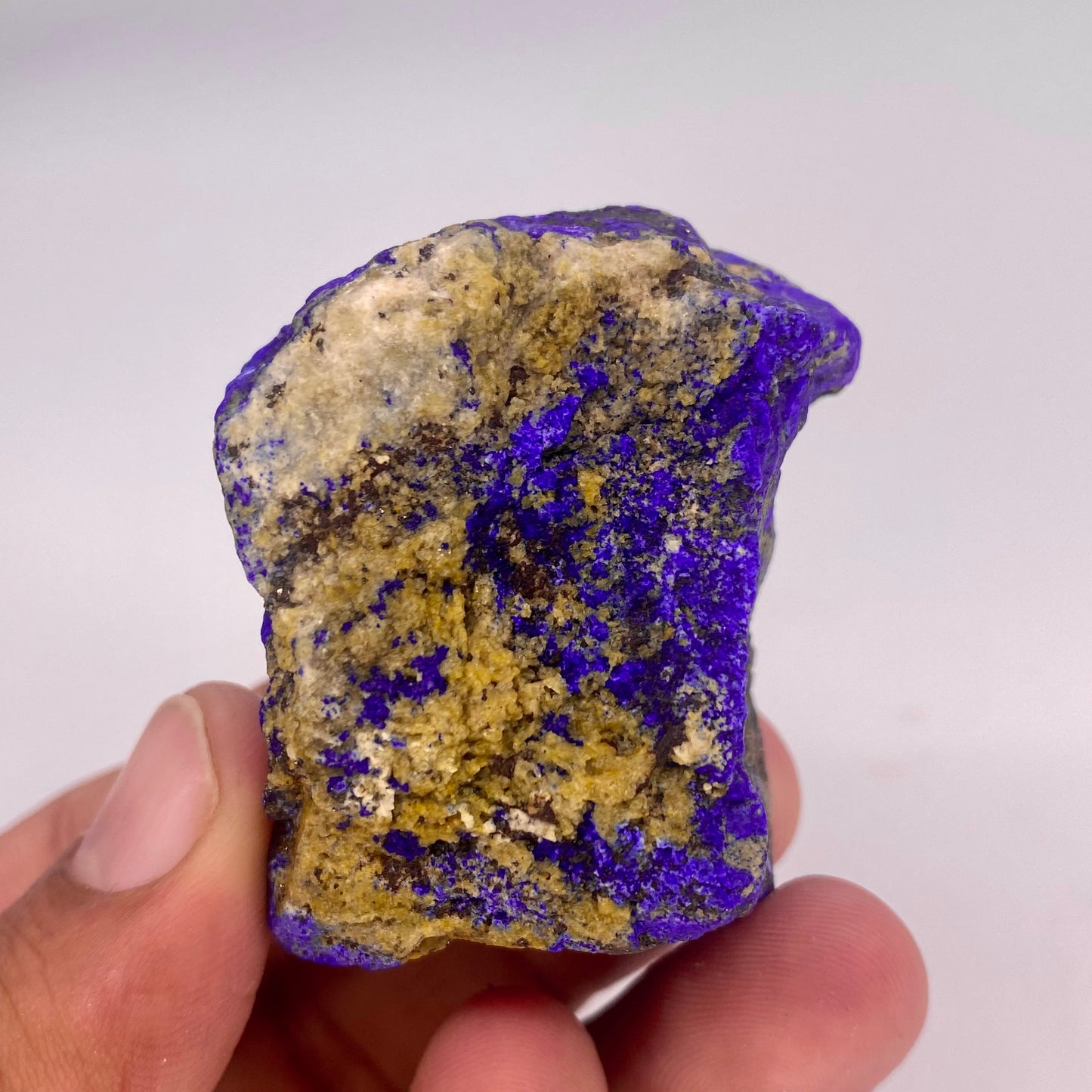 Lapis Lazuli, Lazurite, Afghanistan Minerals, 109g, Rough Gemstone, Royal Blue Lapis, Pyrite Inclusions, Lapidary Rough, Cabinet Specimen