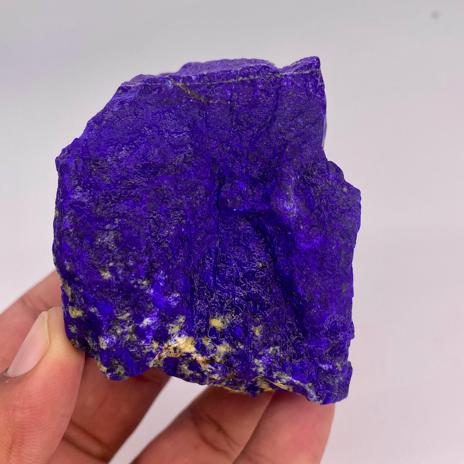Lapis Lazuli, Lazurite, Afghanistan Minerals, 319g, Rough Gemstone, Royal Blue Lapis, Pyrite Inclusions, Lapidary Rough, Cabinet Specimen