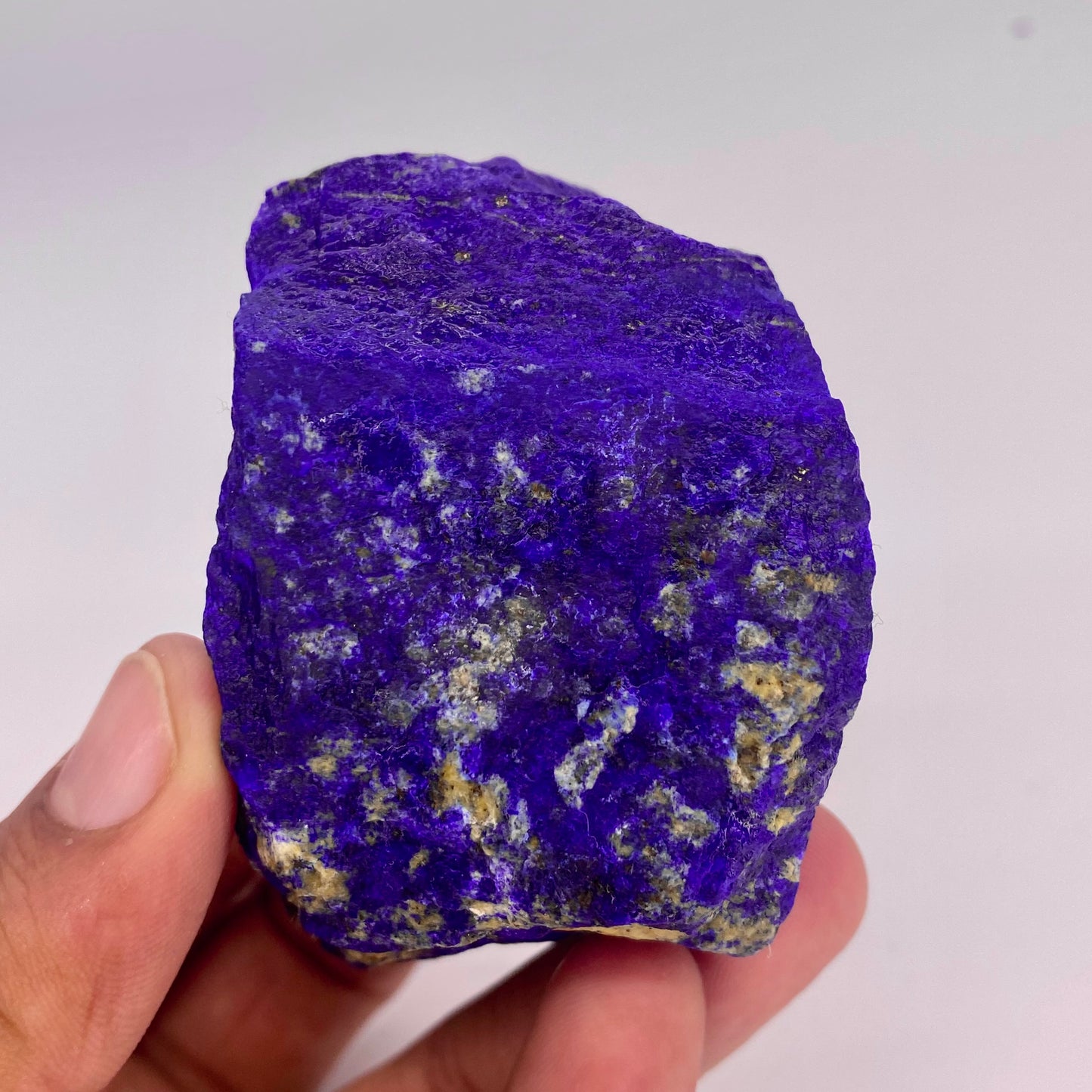 Lapis Lazuli, Lazurite, Afghanistan Minerals, 319g, Rough Gemstone, Royal Blue Lapis, Pyrite Inclusions, Lapidary Rough, Cabinet Specimen