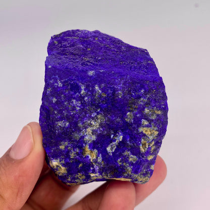 Lapis Lazuli, Lazurite, Afghanistan Minerals, 319g, Rough Gemstone, Royal Blue Lapis, Pyrite Inclusions, Lapidary Rough, Cabinet Specimen